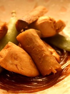 鶏とごぼうのさっぱりこっくり梅酢煮-レシピのメイン写真