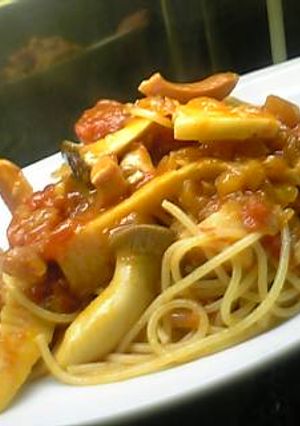 筍とエリンギのトマトパスタ-レシピのメイン写真