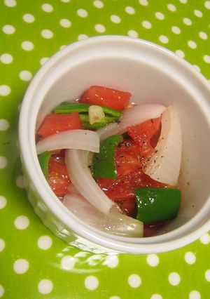 フレッシュトマトと温野菜のサラダ-レシピのメイン写真