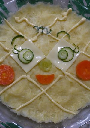 メロンパンナちゃんのポテトサラダ♪-レシピのメイン写真