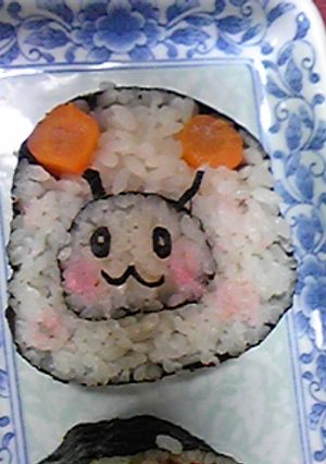 いないいないばぁ　うーたん　のり巻き☆-レシピのメイン写真