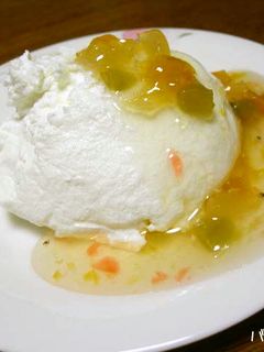 ヨーグルトで簡単レアチーズケーキ風-レシピのメイン写真