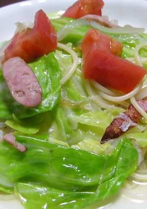 おかわりＯＫ☆春キャベツの田舎風パスタ-レシピのメイン写真
