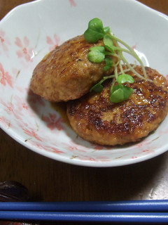 はちみつ生姜味のハンバーグ-レシピのメイン写真
