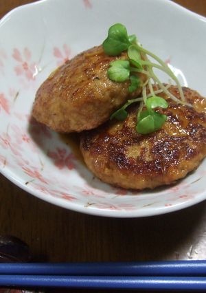 はちみつ生姜味のハンバーグ-レシピのメイン写真