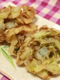 キャベツとおくらのかき揚げ♡-レシピのメイン写真