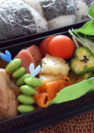 ☆枝豆だんご☆簡単！お弁当！キャラ弁！-レシピのメイン写真