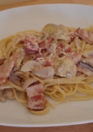 マスタードのクリームソース　パスタ-レシピのメイン写真
