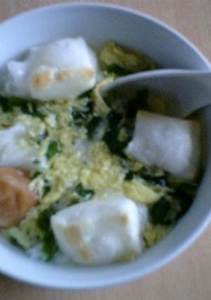 餅入りスープ飯-レシピのメイン写真