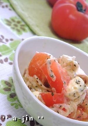 冷やしておいしい♪トマトのコロコロサラダ-レシピのメイン写真