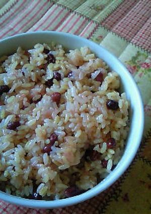 レンジ&炊飯器で!お手軽☆赤飯-レシピのメイン写真