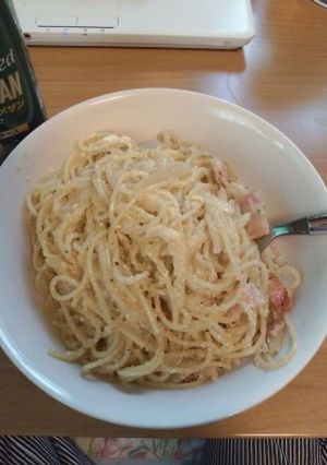 簡単カルボナーラ-レシピのメイン写真