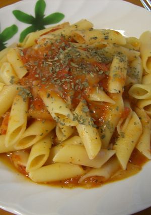 トマトたっぷりパスタ-レシピのメイン写真