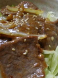 スタミナ☆焼肉丼-レシピのメイン写真
