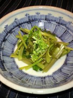 わさびの花のおひたし-レシピのメイン写真