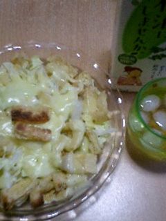 新玉ねぎと油揚げのチーズ焼き-レシピのメイン写真