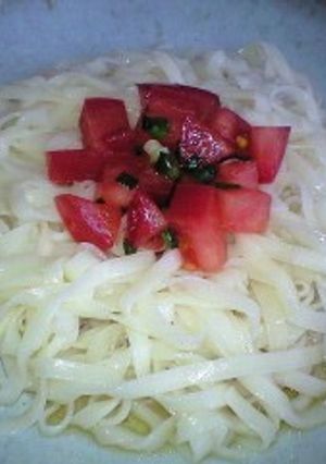 ぶっかけトマトうどん-レシピのメイン写真