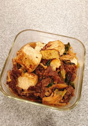 甘めすき焼き風 肉豆腐-レシピのメイン写真