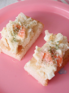 ♫ポテトサラダトースト♪-レシピのメイン写真