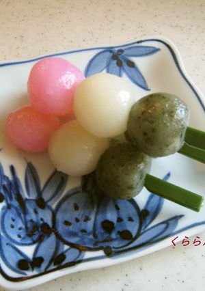 おいしい三色団子-レシピのメイン写真