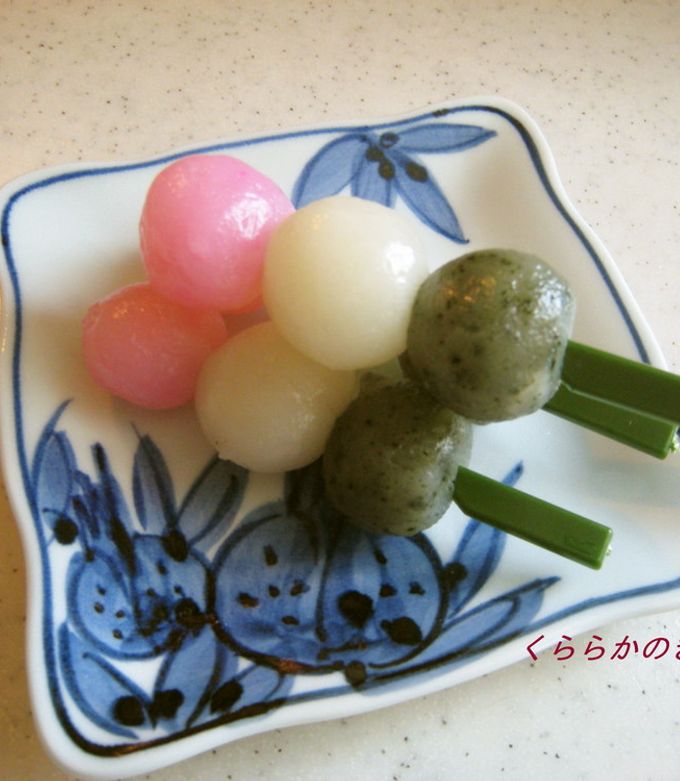 おいしい三色団子 by くららか 【クックパッド】 簡単おいしいみんなの