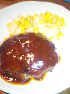 ハンバーグ-レシピのメイン写真