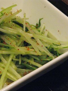 超簡単♪水菜のピリ辛おひたし-レシピのメイン写真