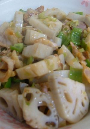 優しい味☆豚肉とれんこん炒め-レシピのメイン写真