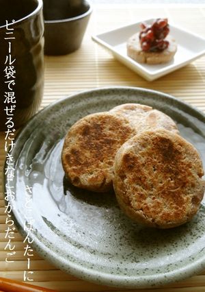 ビニール袋で混ぜるだけきなこおからだんご-レシピのメイン写真