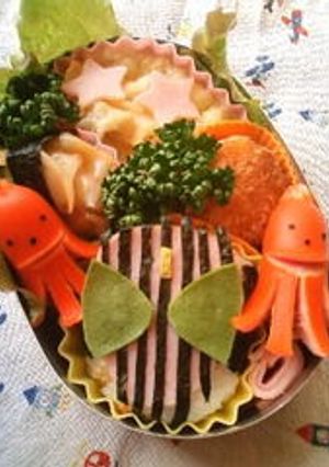 キャラ弁★仮面ライダーディケイドおにぎり-レシピのメイン写真