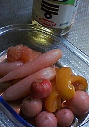 赤・白・黄色のサワー漬け-レシピのメイン写真