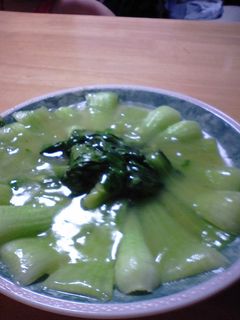 中華街で食べた野菜炒め~チンゲンサイ~-レシピのメイン写真