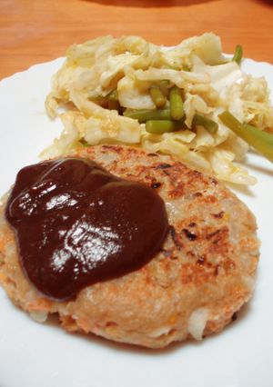 大豆たんぱくのハンバーグ-レシピのメイン写真