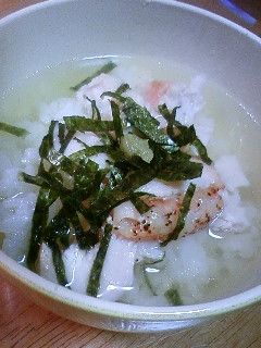 鶏はむ茶漬け-レシピのメイン写真