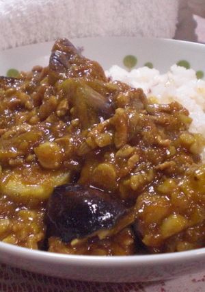 フライパンで作る☆ナスと豚肉のカレー-レシピのメイン写真