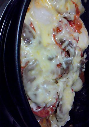 ピザ風餅チーズ焼き-レシピのメイン写真