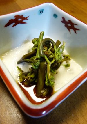 わらびの山かけ-レシピのメイン写真