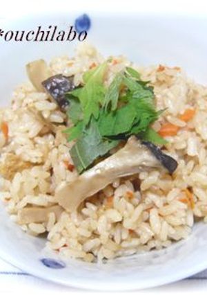 エリンギ炊き込みご飯-レシピのメイン写真