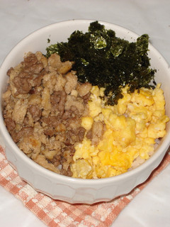 ☆ 三色弁当丼 ☆-レシピのメイン写真