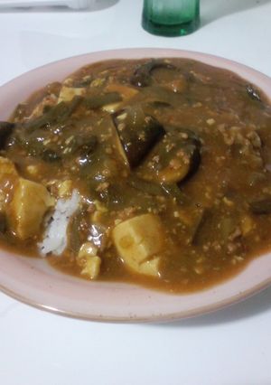 麻婆トウフゥ〜カレー-レシピのメイン写真