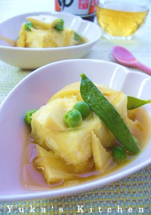 揚げ出し豆腐のわさび風味春野菜あんかけ-レシピのメイン写真