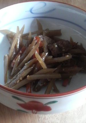 ご飯が進むおかんのきんぴらごぼう(^^)-レシピのメイン写真