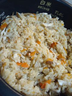 鶏ゴボウご飯-レシピのメイン写真