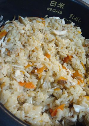 鶏ゴボウご飯-レシピのメイン写真