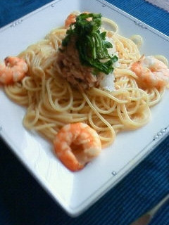 ☆海老と大葉のさっぱりパスタ☆-レシピのメイン写真