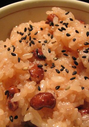 炊飯器で！炊きおこわ　-レシピのメイン写真