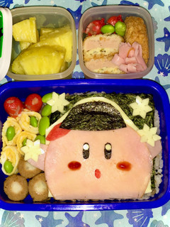 簡単キャラ弁 エスパー☆カービィ-レシピのメイン写真