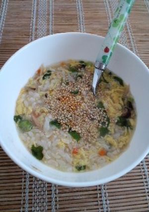 ☆ごぼうチャーハンでふんわりスープ飯☆-レシピのメイン写真