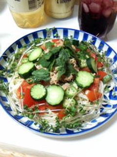 *カラフルサラダそうめん*-レシピのメイン写真