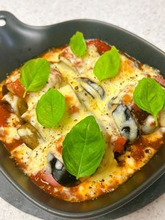 なすベーコン巻き♪トマトソースチーズ焼き-レシピのメイン写真